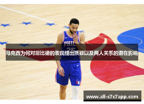 马克西为何对恩比德的表现提出质疑以及两人关系的潜在影响